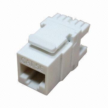 UTP 180 degrés Cat5e Keystone Jack